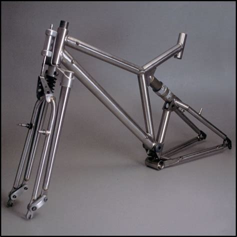 Cycling Mountain Bike Titanium Designed By Ian Gilley Bike Frame