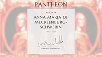 Anna Maria of Mecklenburg-Schwerin Biography - Duchess consort of Saxe ...
