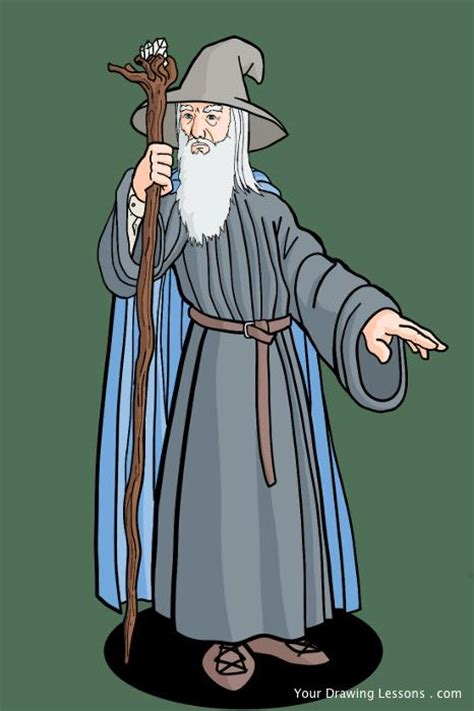 How To Draw Gandalf From Lord Of The Rings Your Drawing