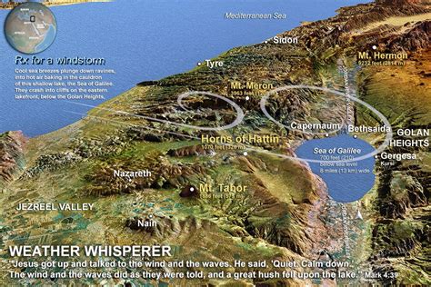 Map Of Sea Of Galilee Maping Resources