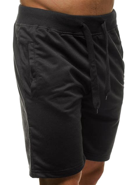 Mens Shorts Black Ozonee Jsdk07 Mens Clothing Ozonee