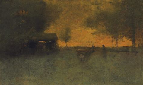 George Inness 1825 1894 Sunset Milking Time Montclair New Jersey