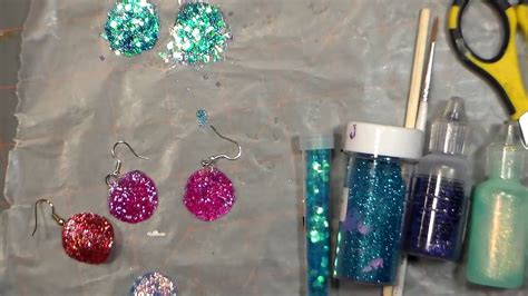 It comes in fine tip squeeze bottles, giving you very precise control. DIY Glitter Glue Earrings! - YouTube