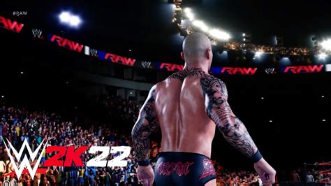 Wwe 2k22 Next Gen Randy Orton 09 Vs John Cena Entrance Youtube