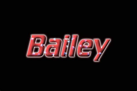 Bailey Logo Free Name Design Tool From Flaming Text