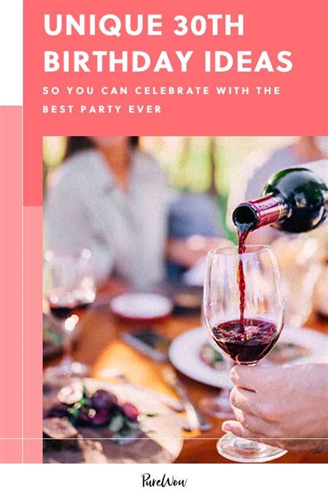 We put together some 30th birthday ideas to help you mark a 30 birthday with a little or a lot of fanfare. Unique 30th Birthday Ideas So You Can Celebrate with the Best Party Ever in 2020 | Birthday ...