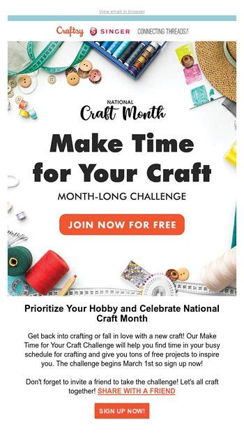 Celebrate National Craft Month With A Challenge Bluprint Craftsy