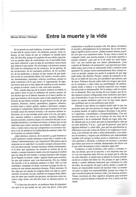 Pdf Entre La Muerte Y La Vida