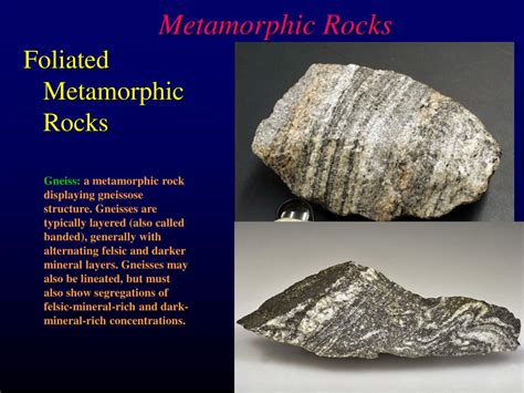 10 Types Of Metamorphic Rocks