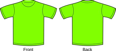 Plain Green T Shirts Clip Art At Vector Clip Art Online