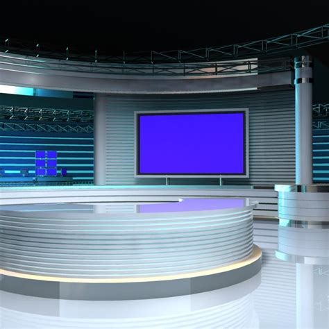 Tv Studio 3d Model Free Download