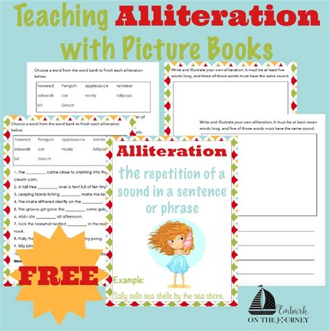 With school, home, and activities in between, life can sometimes feel chaotic to kids. Free Printables for Teaching Alliteration