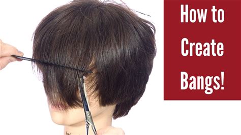 How To Cut Bangs Thesalonguy Youtube