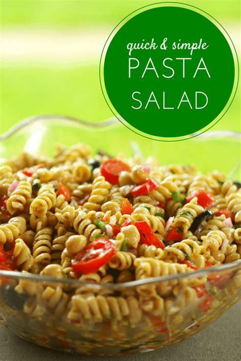 Easy classic pasta salads are the trademark of summer bbqs, pool parties, and potlucks. Quick & Simple Pasta Salad- Cleverly Simple