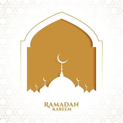 Ramadan Kareem Islamic Mosque Peaceful Ramadan Mubarak White Hd