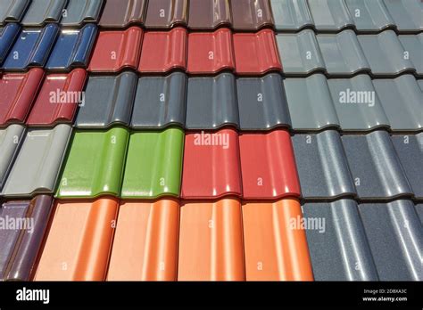 Roof Tiles Stock Photo Alamy