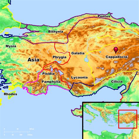 Bible Map Cappadocia