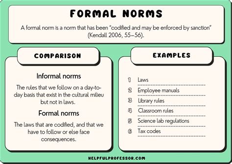 29 Formal Norms Examples 2024