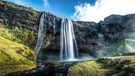 Seljalandsfoss Hd Waterfall Iceland Free Wallpapers