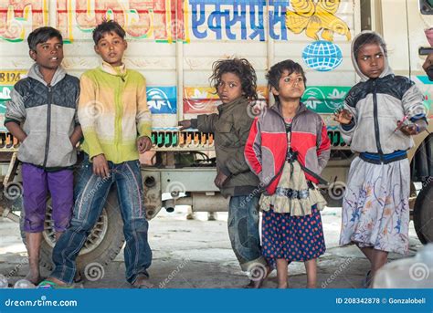 Children And Adolescents In India Living In Poor Neighborhood Are