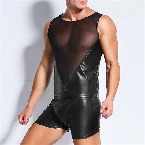 Exotic Tanks For Men New Fashion Sexy Costumes Stripper Clothes