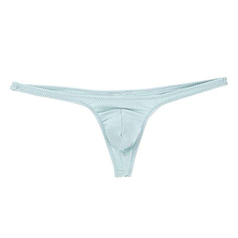 Msemis Men S Pouch Sexy Thong G String T Back Micro Bikini Briefs