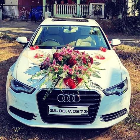 20 Best Wedding Car Decoration Ideas With Flowers And Ribbon 2022