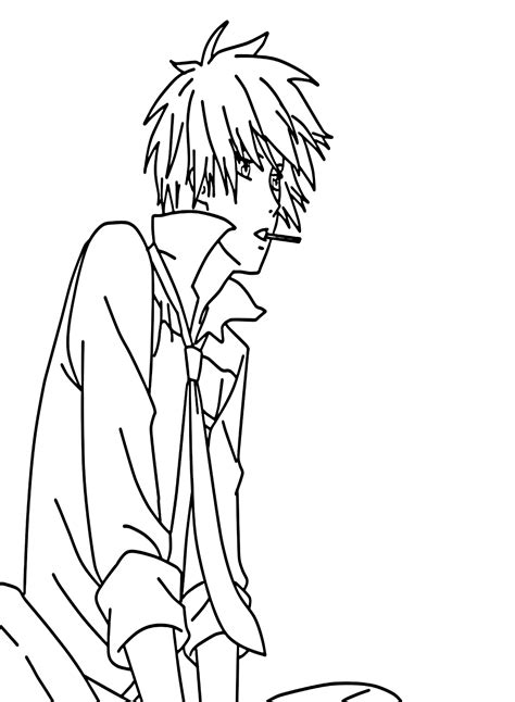 Takumi Usui Coloring Pictures Free Printable Coloring Pages