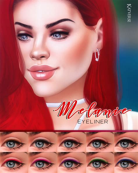 Lana Cc Finds Smudged Eyeliner Makeup Cc Sims 4 Clothing Sims 4