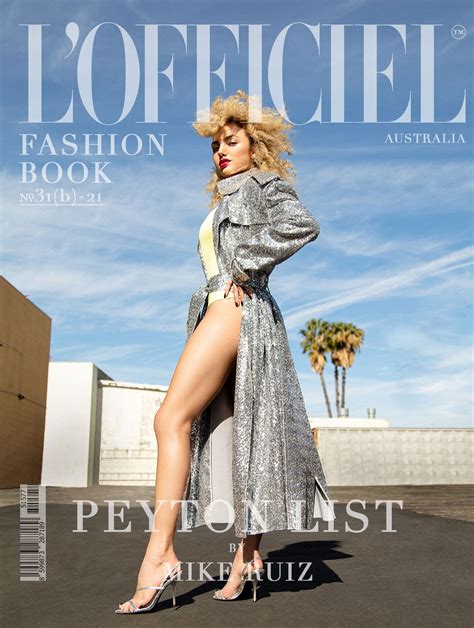Peyton List - L'Officiel Fashion Book Cover - 2021 - Peyton Roi List Photo (43770168) - Fanpop