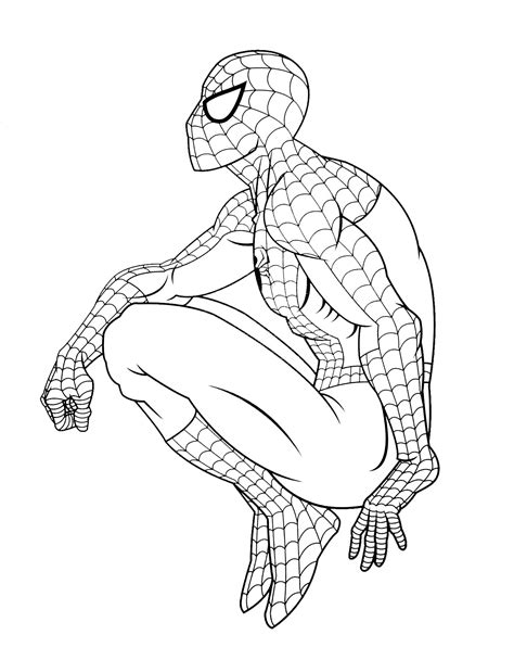 Spiderman Coloring Pages To Download For Free Spider Man Kids