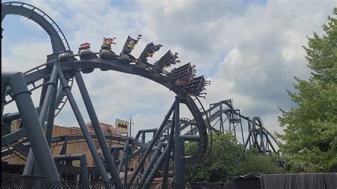 Batman The Ride Six Flags St Louis Off Ride Youtube
