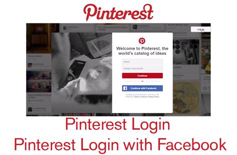 Pinterest Login Step To Pinterest Login With Facebook Pinterest