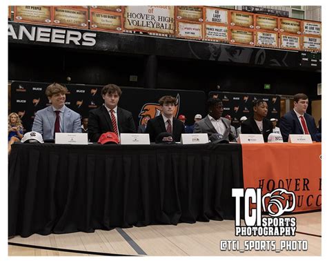 Hoover Bucs Football On Twitter NSD Bucs Signed An NLI Today With Several More Coming