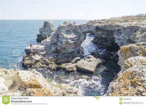 The Rock Arch In The Sea Near The Village Of Tyulenovo Bulgaria