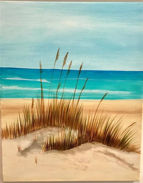 Beach Grass Painting At Explore Collection Of