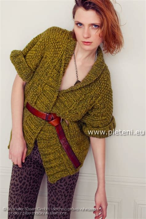 Dámská Ručně Pletená Vesta Z Příze Softy Fashion Sweater Dress Scarf