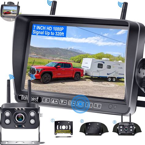 Buy Dohonest Rv Backup Camera Wireless Hd 1080p Trailer Bluetooth Rear