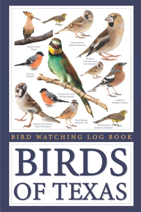 Buy Birds Of Texas State Bird Watching Log Book A Premium Bird