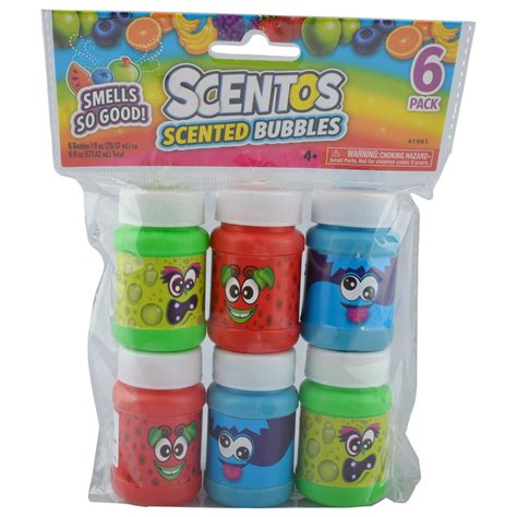 Scented Bubbles Party Favors 6 Count