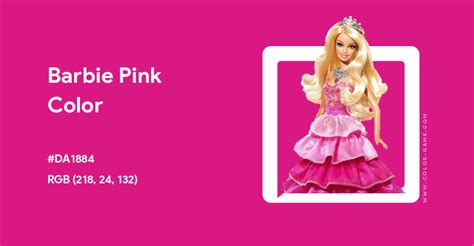 Barbie Pink Color Hex Code Is Da1884