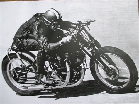 In addition, enthusiasts can enter the 2009 motorcycle hall of fame museum raffle for a chance to win a pair of bonnevilles. Vincent racer | Vincent black shadow, Black shadow ...