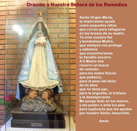 El Rincón De Las Melli Oración A Nuestra Señora De Los Remedios