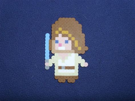 Luke Skywalker The Star Wars Saga Perler Beads By Perlerpixelpals On