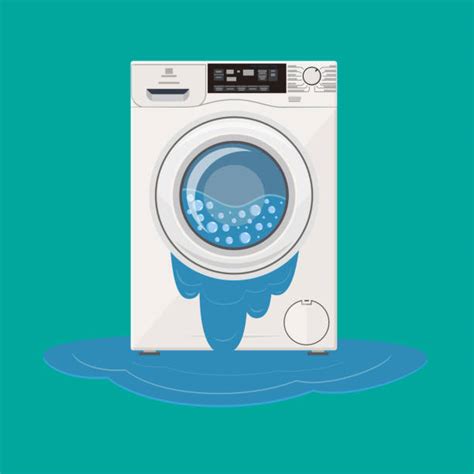 When clothes are soaked at the end of a wash cycle, it may indicate that the washer isn't spinning. Broken Washing Machine Illustrations, Royalty-Free Vector ...