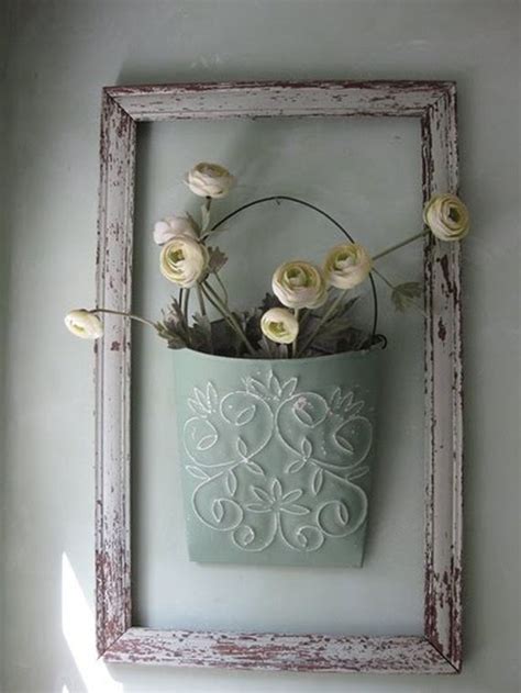 Having a collected look, gathered from inherited pieces, yard sales, antique shops, new and old, colorful or natural, then making them all work together. Cheap DIY Shabby Chic Home Decorating Ideas