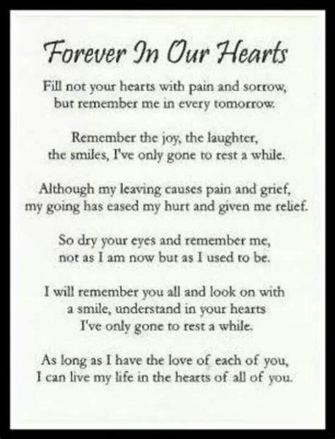 Forever In Our Hearts Quotes Quotesgram