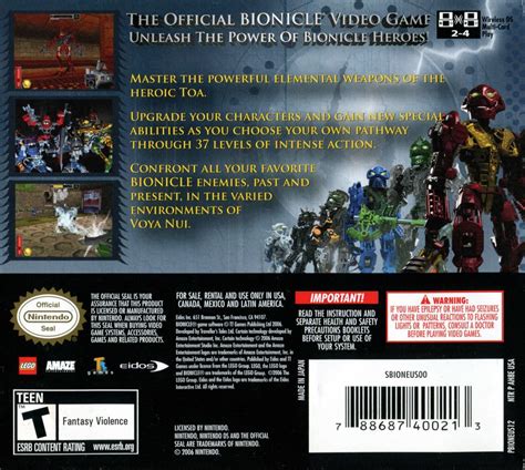 Bionicle Heroes Cover Or Packaging Material Mobygames