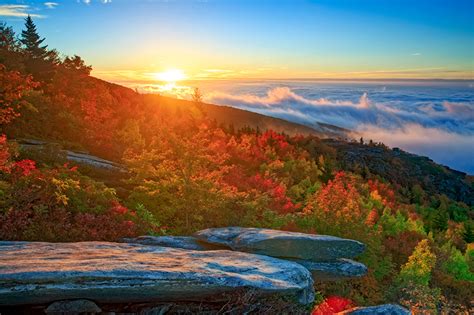 Desktop Wallpapers Usa North Carolina Autumn Nature Sunrises And
