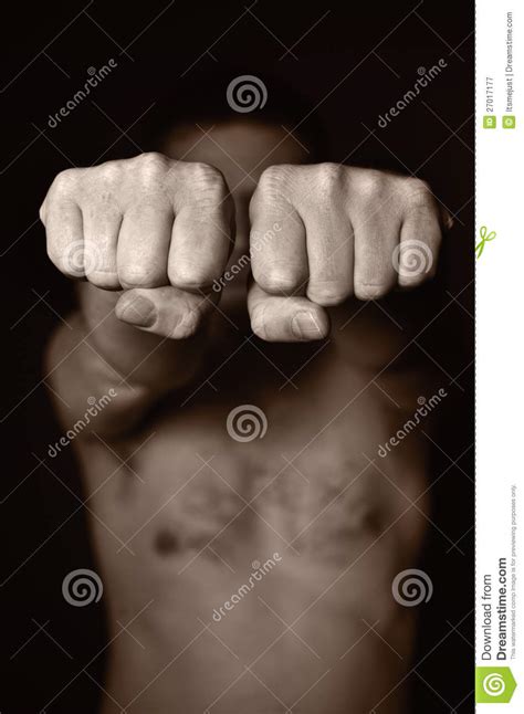 Two Human Fists Stock Image Image Of Finger Energy 27017177